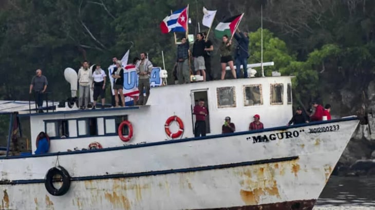 Flotilla con ayuda humanitaria arriba a Cuba en medio de crisis energética