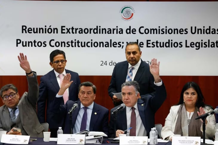 Senado aprueba Plan B en comisiones; dictamen avanza al pleno