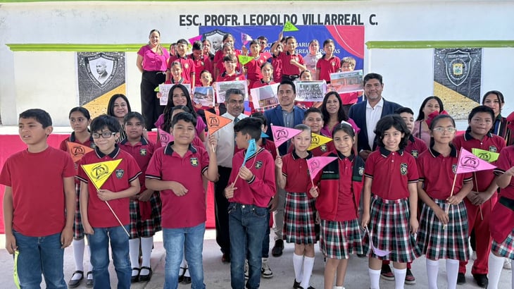 Primaria Leopoldo Villarreal celebra 75 años de formar la educación