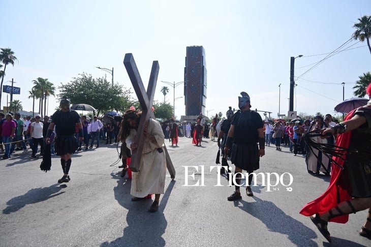 Tradicional viacrucis del Santuario de Guadalupe reúne a la comunidad de Monclova