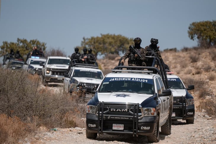 Saltillo refuerza operativos de vigilancia en zonas rurales y límites territoriales durante Semana Santa.  Como parte del operativo de seguridad implementado