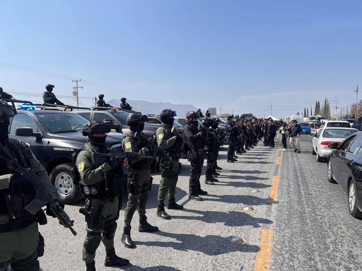 Refuerzan seguridad en Castaños con Operativo Semana Santa Segura