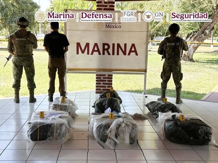 foto Marina asegura 265 kg de presunta cocaína en Michoacán