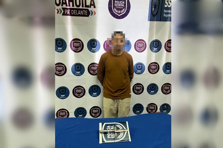 Sorprenden a hombre armado con cuchillo en la colonia Praderas