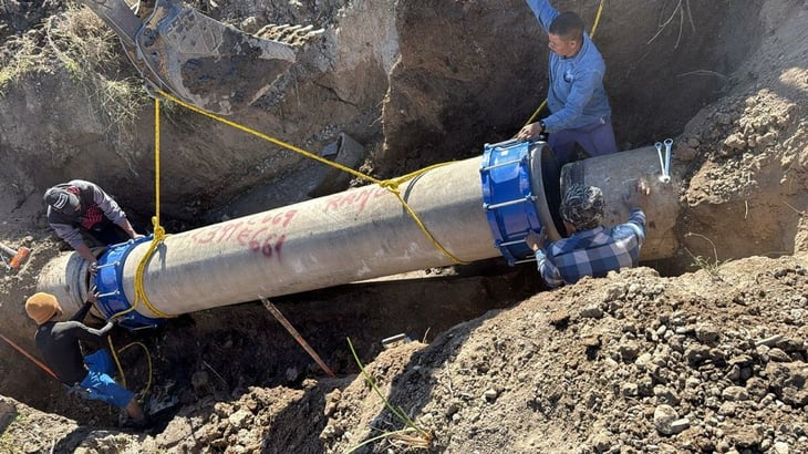 Inversión hidráulica para corregir fallas en red de agua potable
