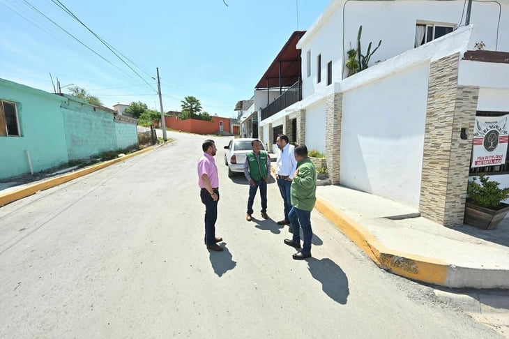 Avanza pavimentación en la colonia Chinameca con inversión millonaria en Monclova
