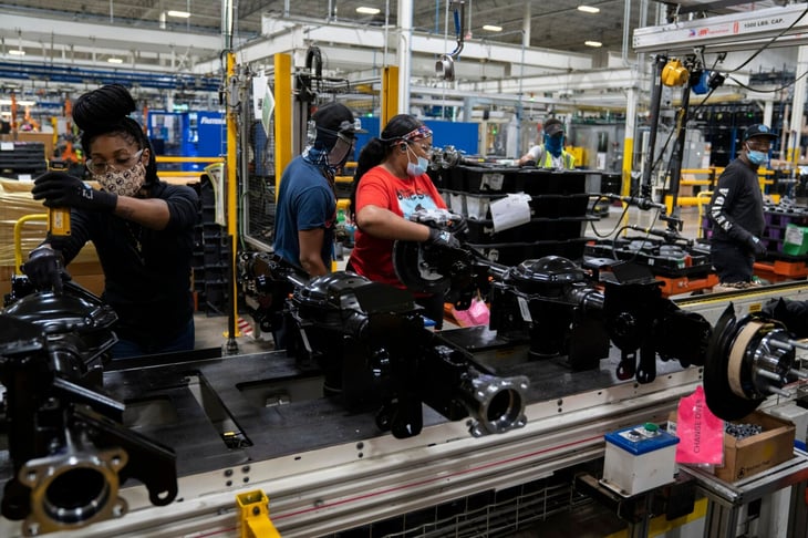 Productividad laboral en EE. UU. crece 0.8% en primer trimestre