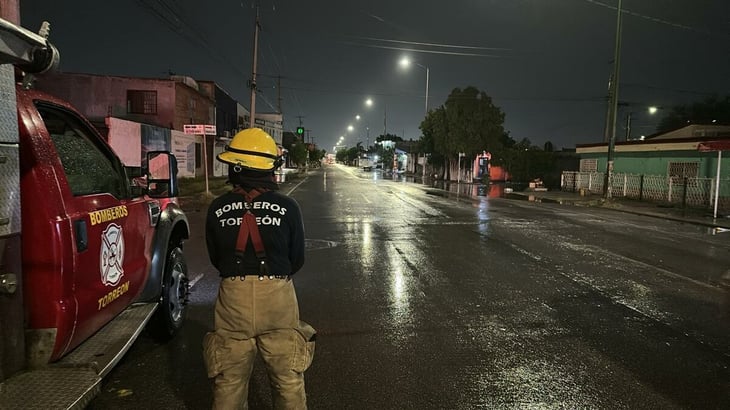 Dependencias municipales atienden afectaciones por lluvia en Torreón