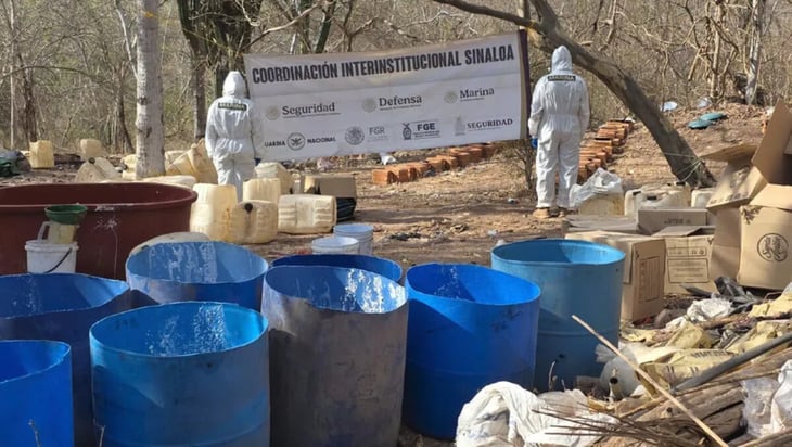 Marina desmantela cinco narcolaboratorios ligados al CJNG