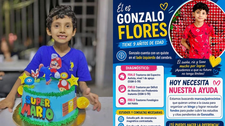 Luchan por Gonzalo y piden apoyo solidario