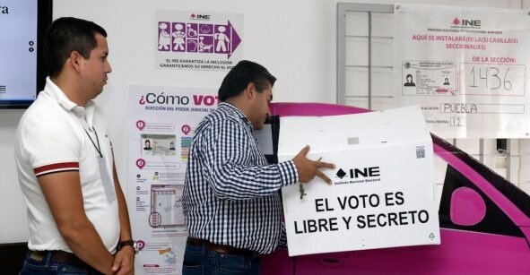 INE recibe boletas electorales 