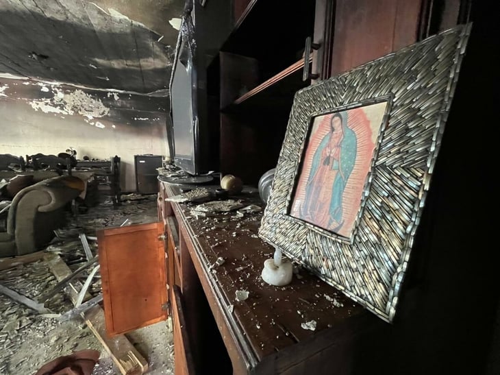 Imagen de la Virgen de Guadalupe permanece intacta tras devastador incendio en Ciudad Deportiva
