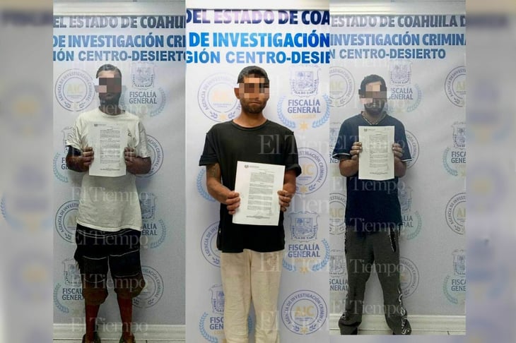 foto Cae banda de ladrones; AIC captura a “El Moco” y a dos cómplices en Monclova