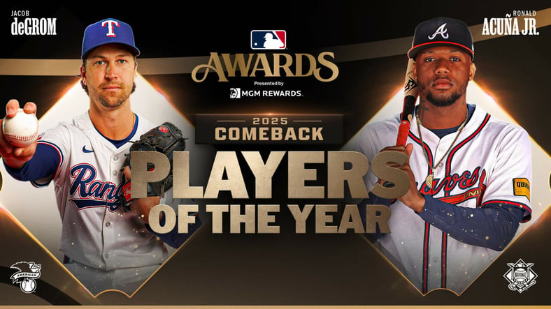 Acuña Jr. y deGrom reconocidos por su regreso triunfal en MLB
