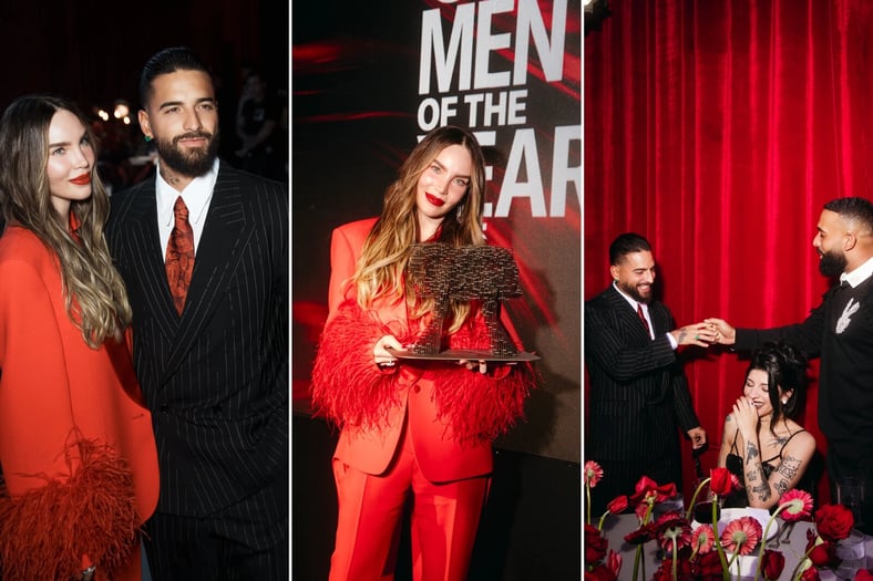Maluma, Belinda y Cazzu deslumbran en la alfombra roja de GQ