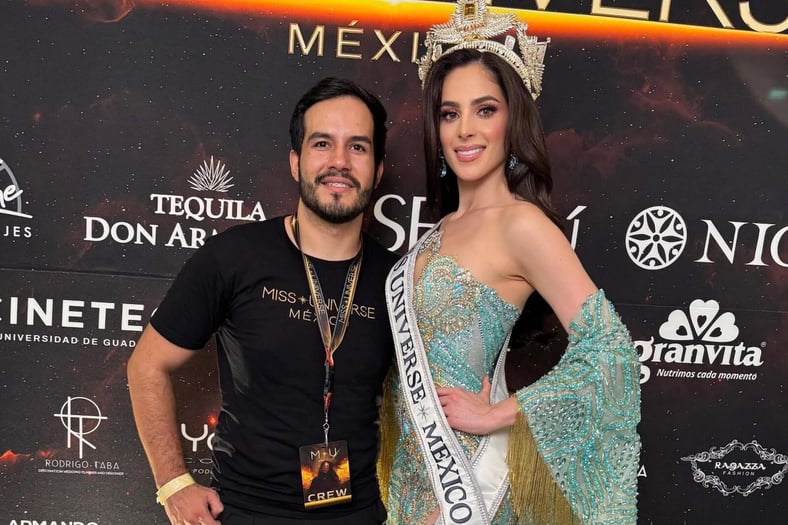 Trino Orozco, el talento mexicano que creó el vestido rojo de Fátima Bosch