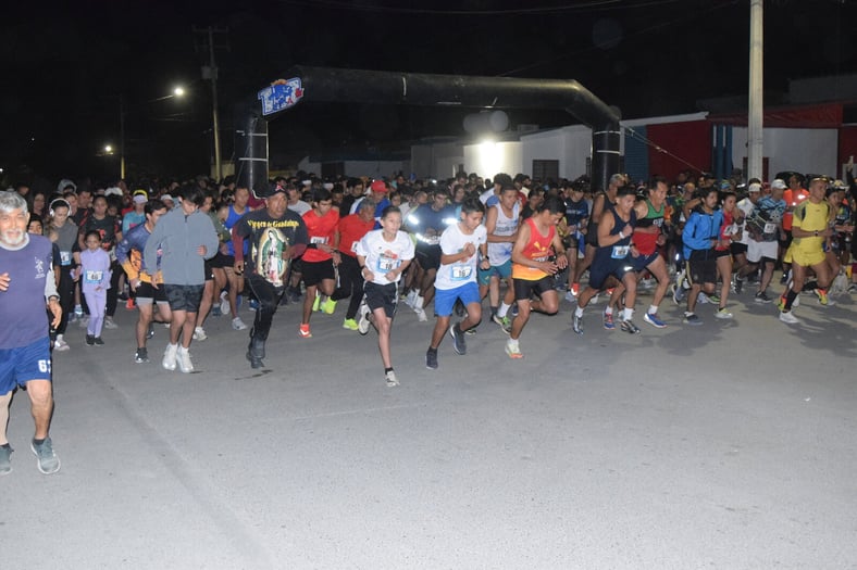 Éxito en carrera a la Virgen de Guadalupe