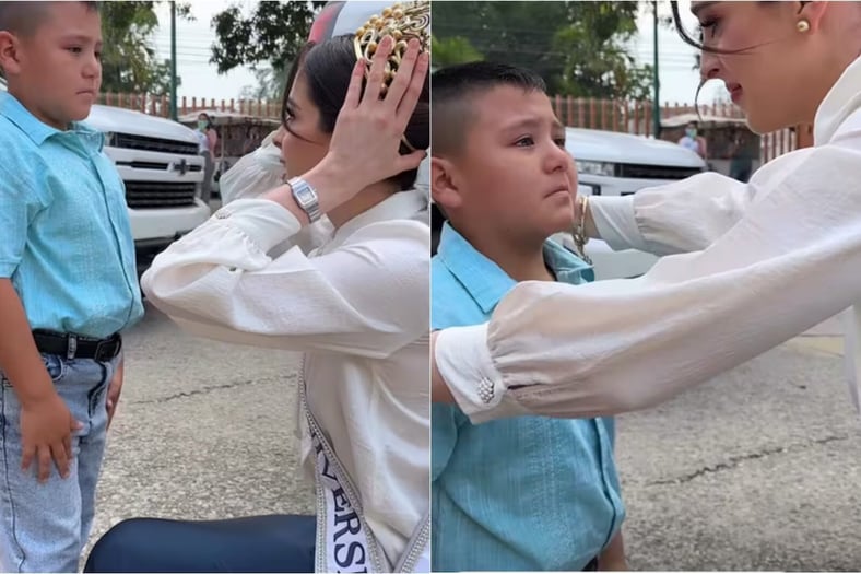 Fátima Bosch regresa a Tabasco y visita a niños con cáncer