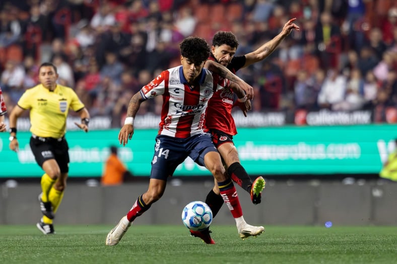 San Luis rescata empate en el 90+4' frente a Xolos en el Caliente