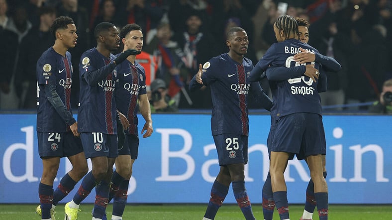 Victoria contundente del PSG en el clásico francés