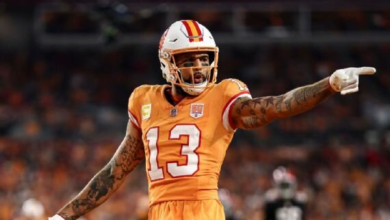 Mike Evans jugará en 2026 con los Bucs o como agente libre, según su agente