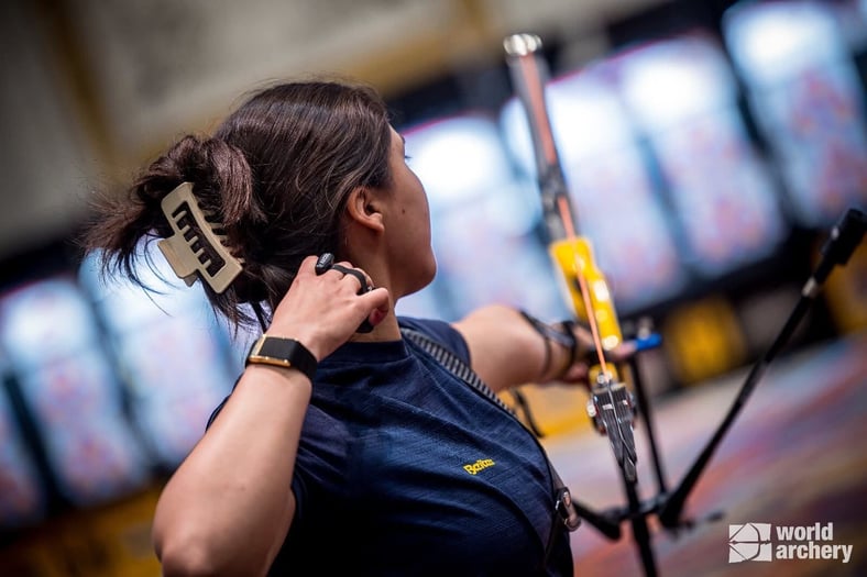 Ángela Ruíz finaliza segunda en la Indoor World Series 