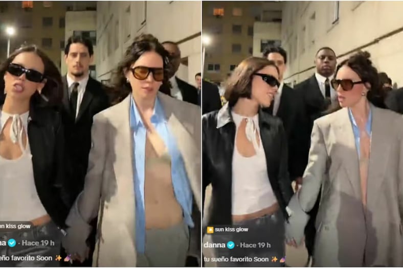 Danna y Belinda se reencuentran en Madrid y desatan rumores