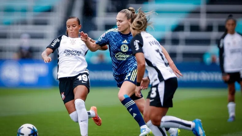 Corinthians Femenil aplasta 8-0 al América Femenil en la The Women’s Cup en Kansas City