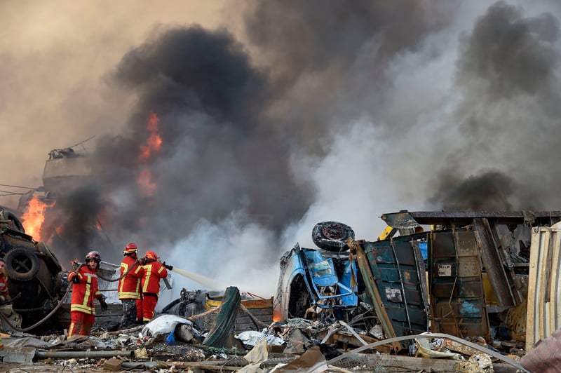 Daños y decenas de muertos, el saldo de la explosión en Beirut