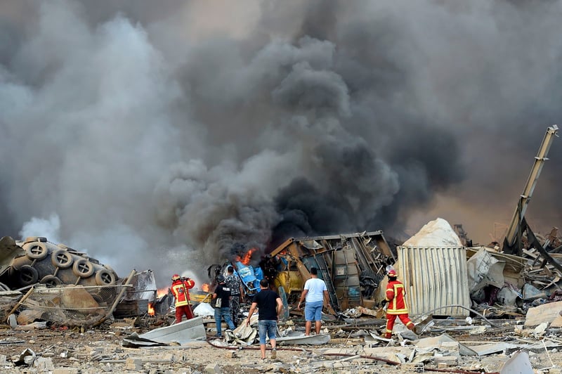 Daños y decenas de muertos, el saldo de la explosión en Beirut