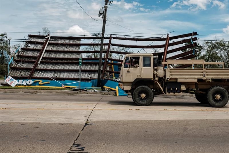 Los daños por el huracán 'Laura' en Estados Unidos