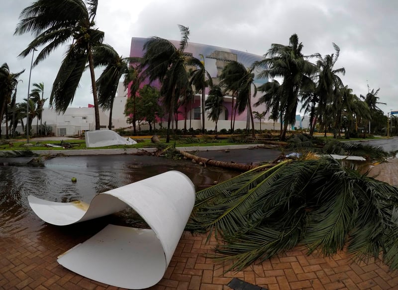 FOTOS: Los daños tras el impacto de 'Delta' en Quintana Roo