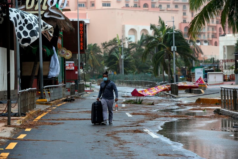 FOTOS: Los daños tras el impacto de 'Delta' en Quintana Roo