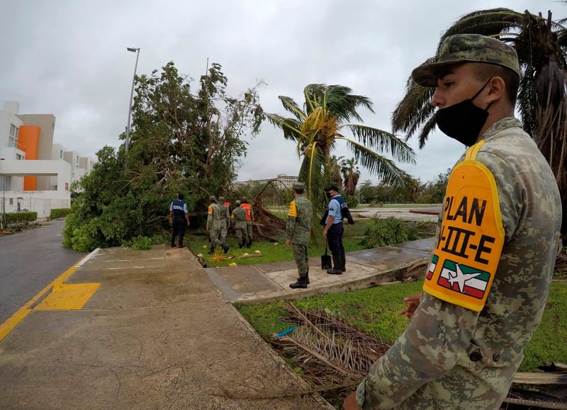 FOTOS: Los daños tras el impacto de 'Delta' en Quintana Roo