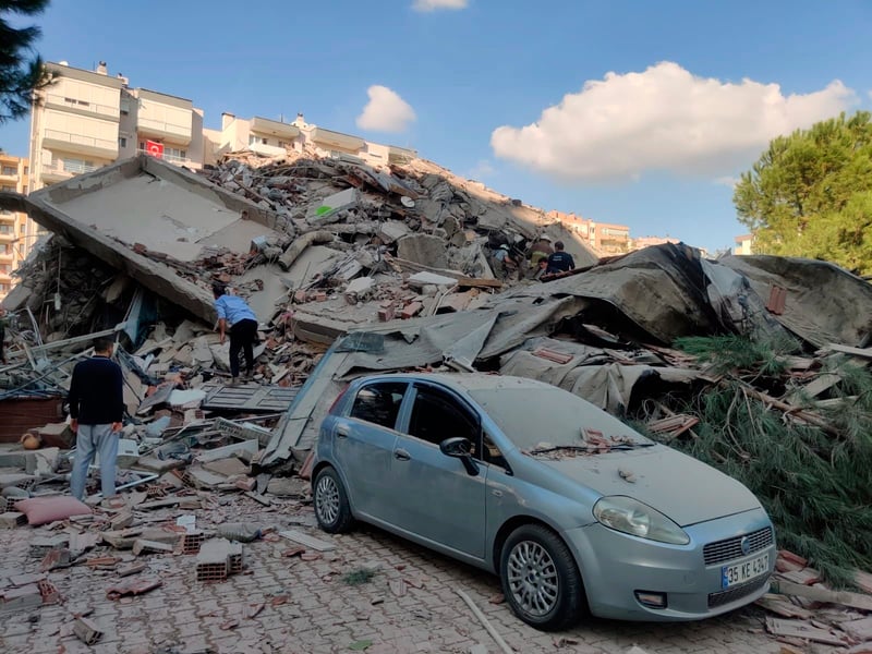 Terremoto con en Grecia y Turquía