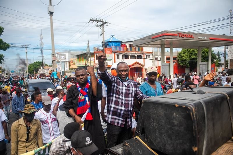 Protestas contra el presidente de Haití