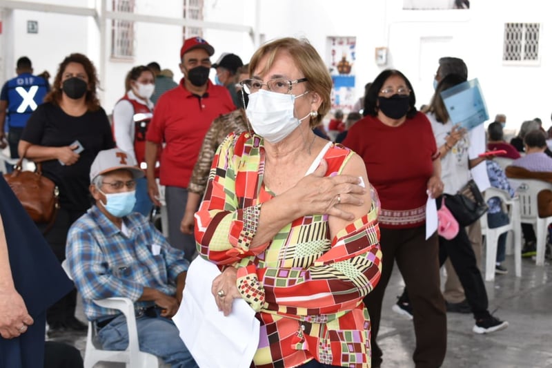 GALERÍA: Tercer día de vacunación en Frontera, Coahuila.