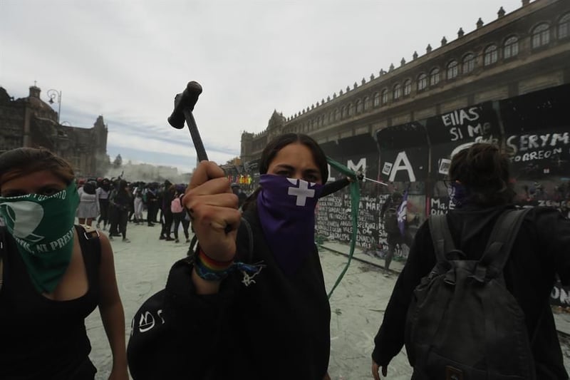 8M: Protestas por el Día Internacional de la Mujer