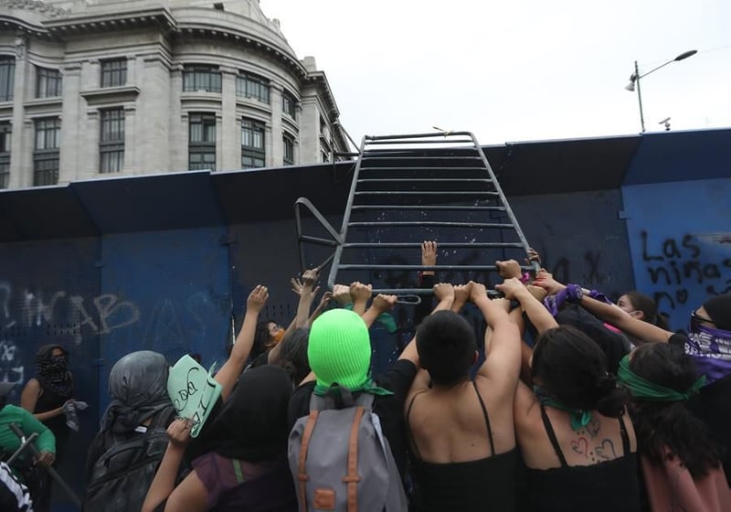 8M: Protestas por el Día Internacional de la Mujer