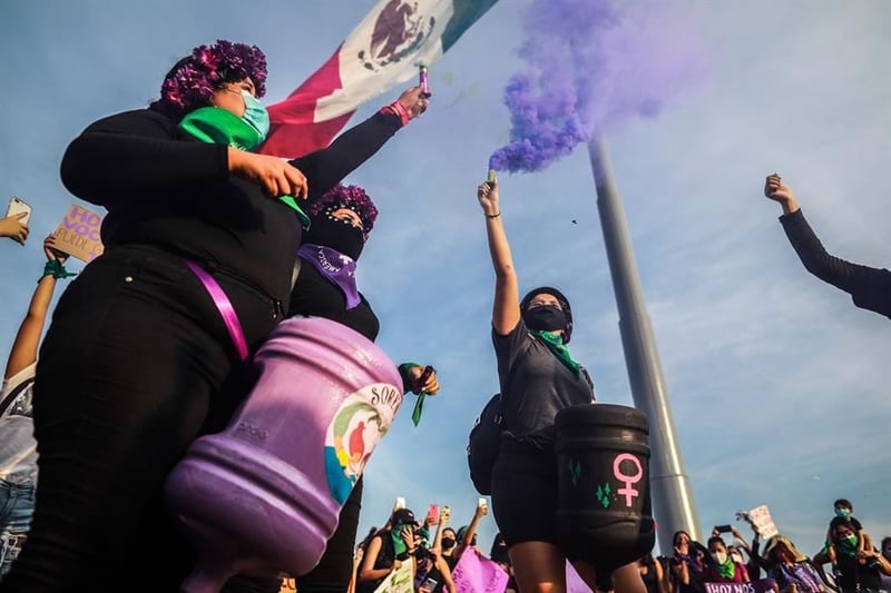 8M: Protestas por el Día Internacional de la Mujer