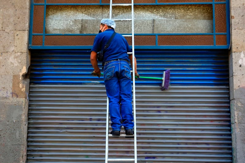 El Zócalo después del 8 de marzo 