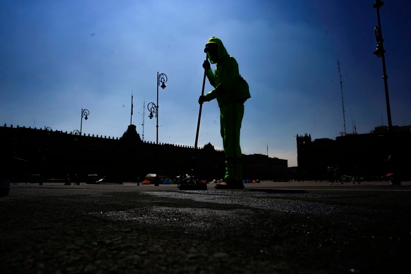 El Zócalo después del 8 de marzo 