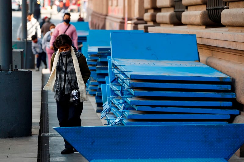 El Zócalo después del 8 de marzo 