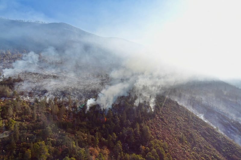 Incendio en Arteaga 