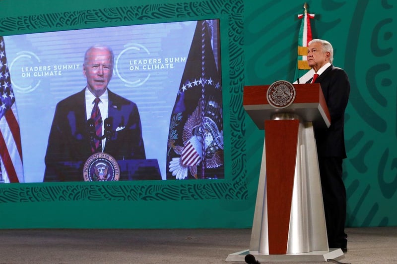 Participación de AMLO en la Cumbre de Líderes sobre el Clima