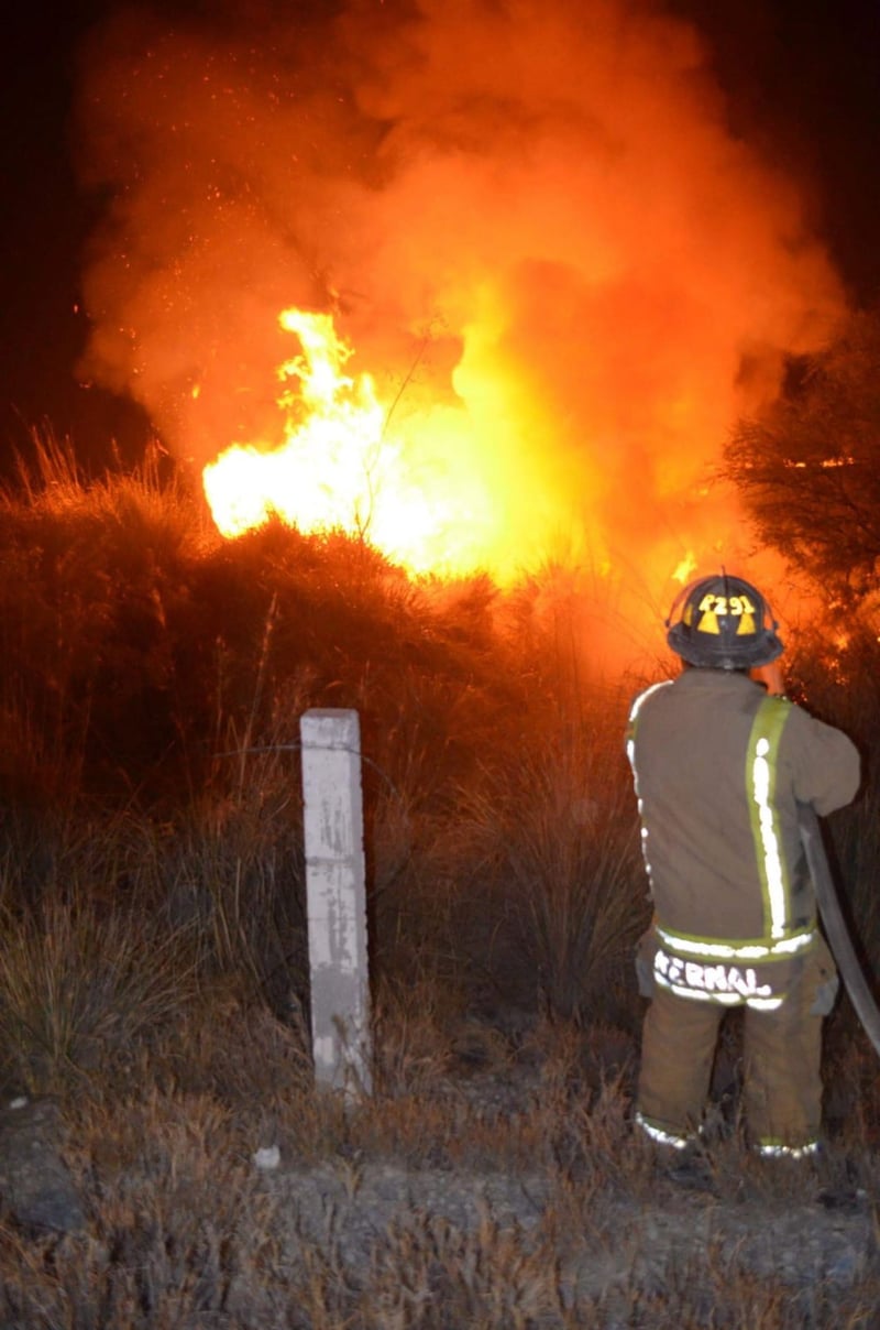 Incendio en el Montessori de Monclova