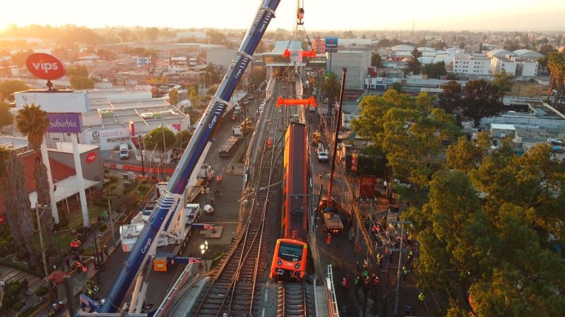 colapso del metro en CDMX 