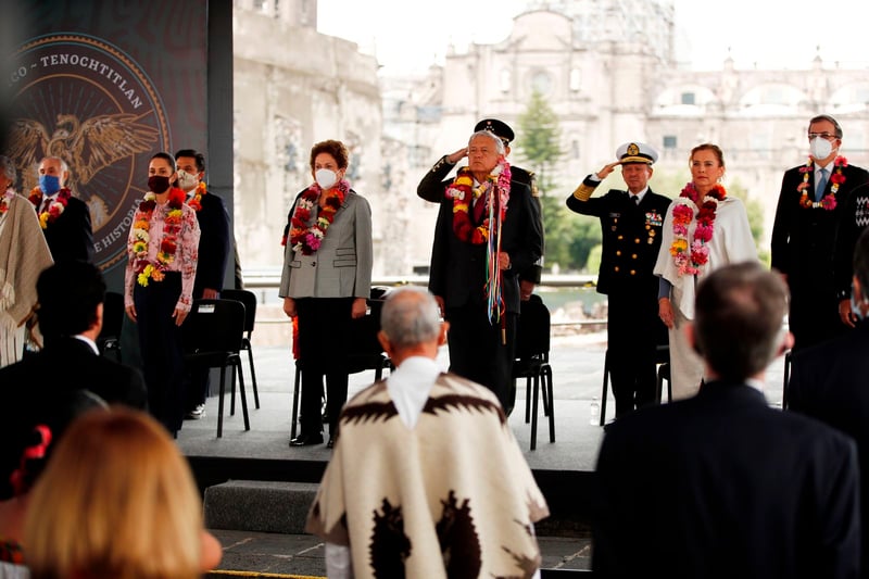 AMLO y Rousseff reivindican el legado de la gran Tenochtitlan