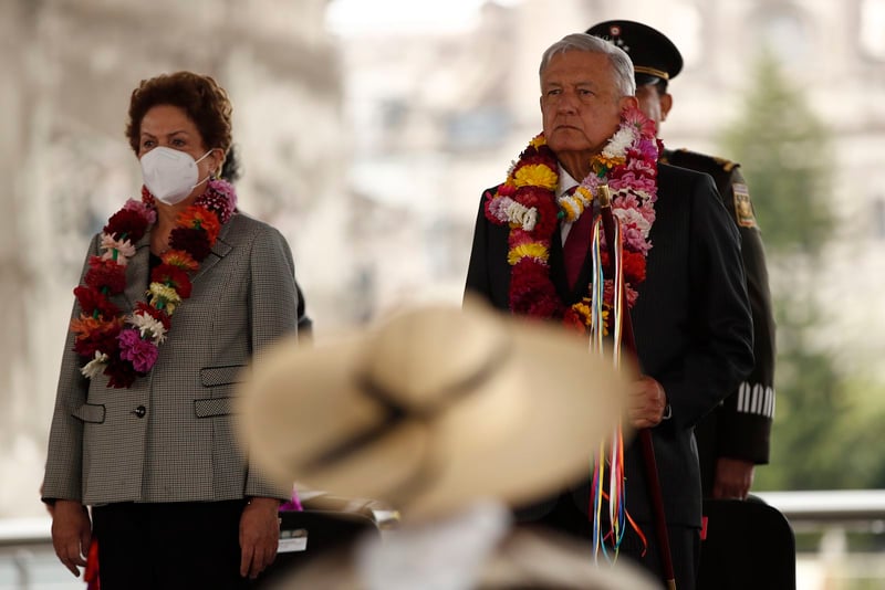 AMLO y Rousseff reivindican el legado de la gran Tenochtitlan