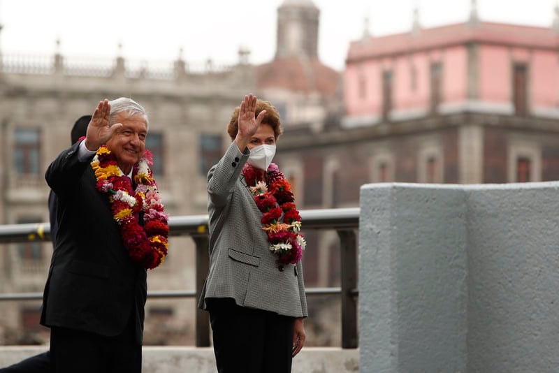 AMLO y Rousseff reivindican el legado de la gran Tenochtitlan